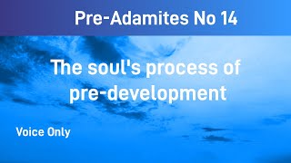 Pre Adamites No14 The souls process of predevelopment [upl. by Shewchuk]