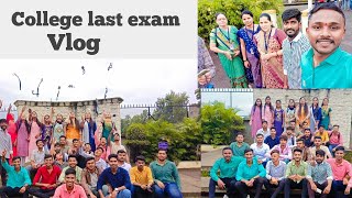 College last year last exam Vlog 🤗 venutai chavan college karad [upl. by Genna]