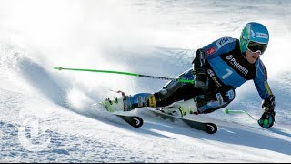 Sochi Olympics 2014  Ted Ligety Giant Slalom GS Skiers Unique Turning  The New York Times [upl. by Anayra]