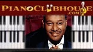 ♫ How to play quotHERE AND NOWquot  by Luther Vandross  piano tutorial lesson ♫ [upl. by Treulich]