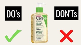 How to use CeraVe Foaming Cleanser [upl. by Aseela]