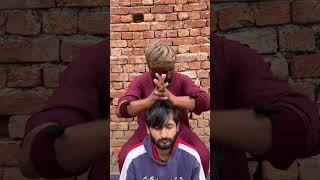 Aggressive Head Massage by Pakistani Masseur asmrsleep haircut headmassage asmr [upl. by Ayotnahs]