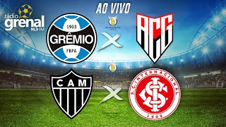 LIVE COMPLETA GRÊMIO 3 X 1 ATLÉTICOGO E ATLÉTICOMG 1 X 3 INTER  BRASILEIRÃO 2024 [upl. by Atekin552]