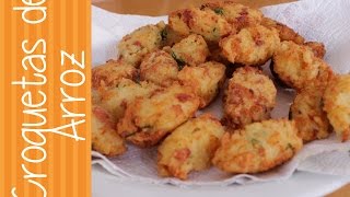 CROQUETAS ARROZ  Comidas Que Comi [upl. by Otes]