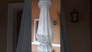 Granite stone design in fyber pillars🏛🏛🎢🏝 shortvideo youtubeshorts viralshorts artificialstone [upl. by Farrar]