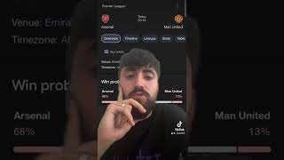 Arsenal vs Man Utd arsenal manutd football passion gunners love subscribe letgo rip [upl. by Yak686]