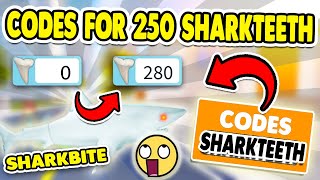 ALL WORKING TEETH CODES SHARKBITE ROBLOX 🦈 SEPTEMBER 2020 CODES OF SHARKBITE [upl. by Snehpets]