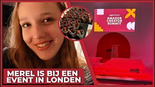 MEREL IS BIJ EEN EVENT IN LONDEN VAN AMAZON  2102 [upl. by Loleta]