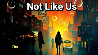 Not Like Us  COVER SONG BY AI [upl. by Eniamrahc]