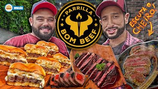 COMO FUNCIONA A PARRILLA DO NETÃO  Invasão Parrilla Bom Beef  Hambúrguer Perfeito [upl. by Ednyl31]