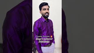 Groom makeover subscribe shorts bookinstagram wedding subscribe groomhighlookbridalhairlook [upl. by Nilauqcaj]