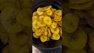 Easy Fryer Chips  chips banana airfryer crispy quick healthy bananachips nodeepfry simple [upl. by Otrebire]