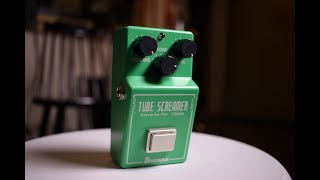 Ibanez Tube Screamer TS808 Overdrive Pedal Review [upl. by Faith32]