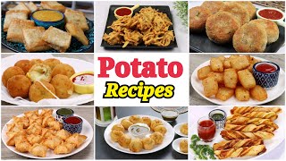 RAMADAN SPECIAL🌙 8 Potato Snacks by YES I CAN COOK [upl. by Ibrad]