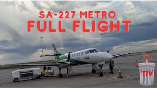 Full Flight SA 227 Metro from McCook NE to Denver CO [upl. by Mena]