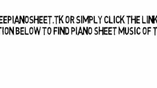 Simple Man Rock Version  Shinedown Piano Sheet Music [upl. by Sueddaht776]