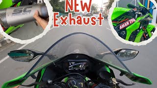 India’s LOUDEST ninja Zx10R😱installed New Exhaust 😍  modifications on my zx10r  crazy reactions [upl. by Amaris]