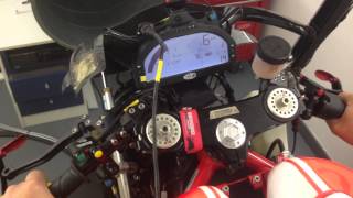 Magneti Marelli SRT ECU on a Desmosedici RR Dyno run [upl. by Rednav]