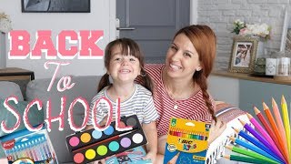 BACK TO SCHOOL 2018  RENTRÉE EN MATERNELLE SES FOURNITURES [upl. by Henrique]