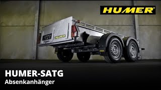 SATG  Absenkanhänger  HUMER Anhänger [upl. by Will319]