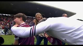 PADRAIC JOYCE CELEBRATES WITH HIS DOLLY BIRD AFTER GALWAY V MAYO  2024 CONNACHT FOOTBALL FINAL [upl. by Yelyr456]