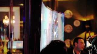 Prototype Demo Samsungs 85inch Bendable 4K TV [upl. by Keily]