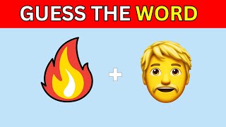 Guess The word By Emoji Quiz Challenge 🤔🔤  guesstheword guessthewordlbyemoji quizgalaxtopia [upl. by Sirej]