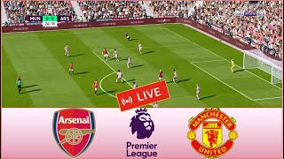 Man United vs Arsenal live Premier League Full Match Football simulation Gameplay PC [upl. by Henn598]