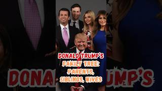 Donald Trump’s Family Tree Parents Siblings Wives trump usa president news trumpfamily [upl. by Yehudi619]