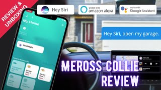 Meross Collie Review Smart WiFi Garage DoorControl up to 3 Garage Doors with Siri Alexa amp Google [upl. by Icram]