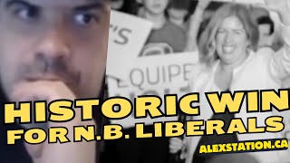 Historic Election Win For New Brunswick Liberals  CBC News  Alex Station 102124 [upl. by Gerianne]