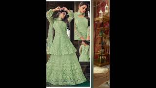 New engagement sharara dress Design 202425 short video [upl. by Marigolda969]