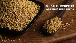 5 Surprising Health Benefits of Fenugreek Seeds  Secret Power of Fenugreek Seeds VentunoYoga [upl. by Aierbma]