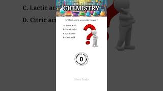 Chemistry MCQs 4 Competitive Exams quiz rrb ssc gk study motivation chemistry neet upsc [upl. by Colis]