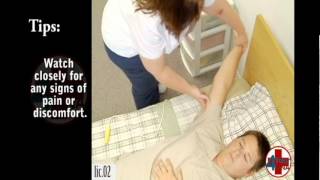 Instructional Video for Range of Motion on Shoulder [upl. by Ydennek]