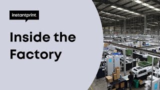 instantprint Factory Tour Print Technology UK in 4K HD [upl. by Aliel]