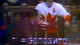 Phil Esposito  1972 Summit Series Game 7 Roughing [upl. by Yenaiv]