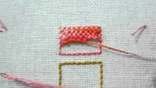 Trellis Stitch for Hand Embroidery [upl. by Ydrah292]