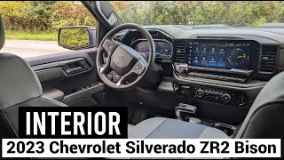 2023 Chevrolet Silverado ZR2 Bison Interior  Detailed Walkthrough [upl. by Fidellia468]