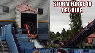 Storm Force 10 OffRide Footage Drayton Manor BEAR Flume Ride  NonCopyright [upl. by Asyla]