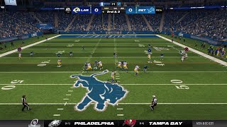 Madden NFL 24 Rams vs Lions [upl. by Nwonknu]