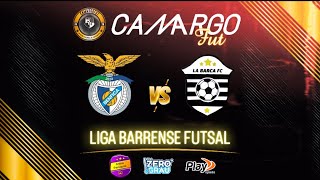 LIGA BARRENSE FUTSAL  BENFICA X LA BARCA  BARRA DO RIBEIRO [upl. by Ydnic]