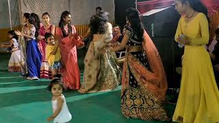 indian village wedding full masti garba dance 2020Gujarati Wedding program [upl. by Mcnutt861]