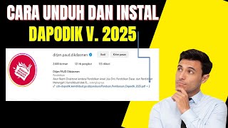 CARA UNDUH DAN INSTAL DAPODIK V2025 [upl. by Bromleigh]