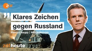 Was die ATACMSErlaubnis für die Ukraine bedeutet  ZDFheute live [upl. by Lettig]