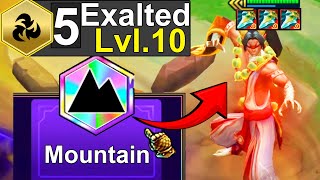 Mountain Prowlers Claw Leesin 3 star lvl10 5 Exalted TFT set 11 [upl. by Asseniv]