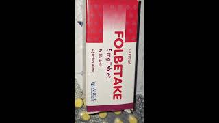 Folbetake Ne İçin kullanılır  Folbetake Folbetake 5mg Tablet Kullanımı Folbetake 5 mg [upl. by Llemert]