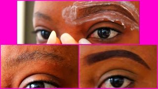 COMMENT AVOIR DE BEAUX SOURCILS MA TECHNIQUE [upl. by Aneahs264]