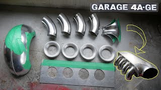 Inlet manifold fabrication  Step by step build  4age Hilux [upl. by Orgel]