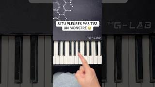 LA DERNIÈRE J’AI FONDU EN LARME 😭 piano musique pianotuto pianotutorial pianiste [upl. by Iline]